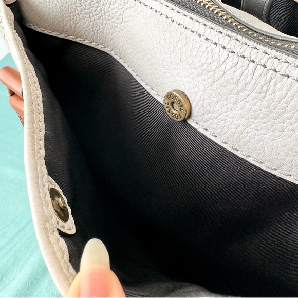 FOSSIL Ryder Leather Satchel in Neutral - Picture 4 of 14